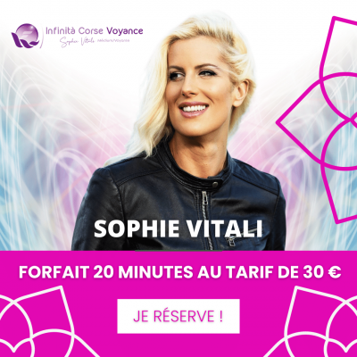 20 minutes de consultation de voyance par téléphone avec la célèbre voyante corse Sophie Vitali
